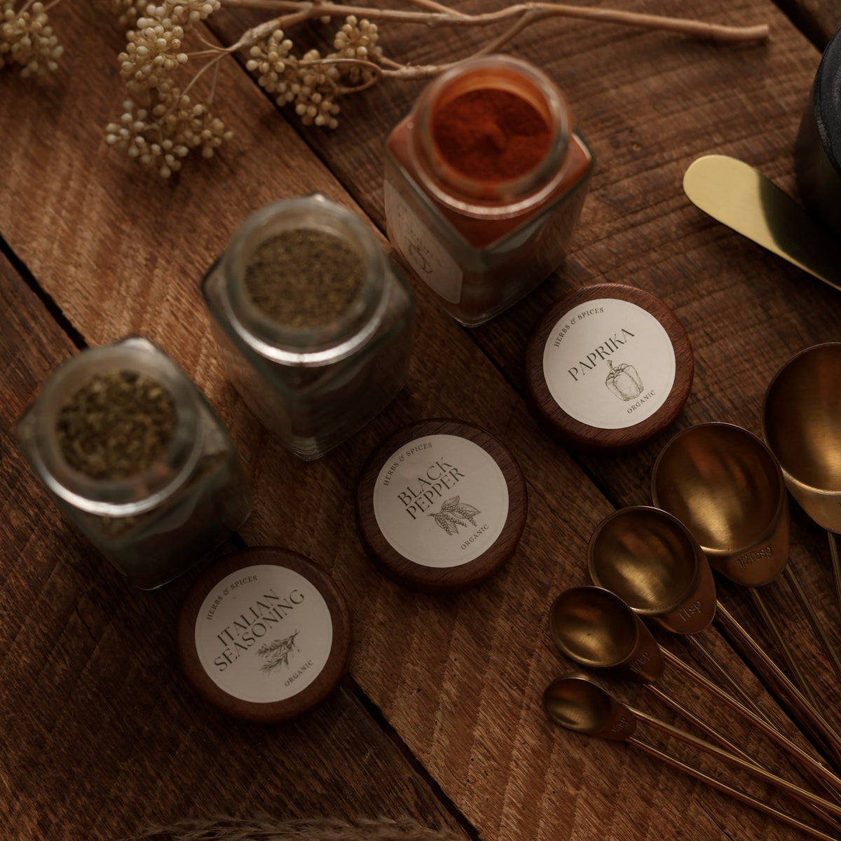 SPICE LID LABELS